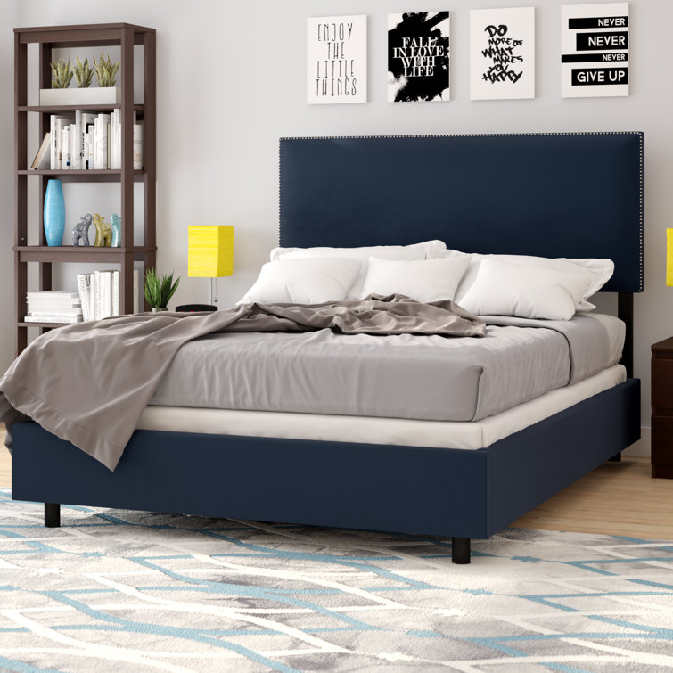 Lark Manor Arly Upholstered Low Profile Standard Bed & Reviews Wayfair